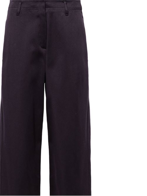 Pantalone blu notte in twill Forte forte | 12842INK